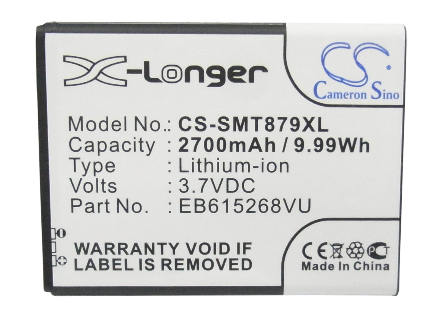 Replacement Battery for NTT DOCOMO DSC-05D – Mobile, SmartPhone – 2700mAh/9.99Wh / 3.7V
