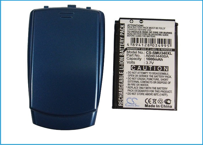 Replacement Battery for Samsung SCH-U340 – Mobile, SmartPhone – 1600mAh / 3.7V - image 5