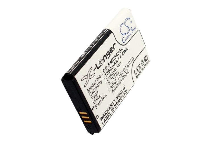 Replacement Battery for Samsung Convoy – Mobile, SmartPhone – 1300mAh/4.81Wh / 3.7V