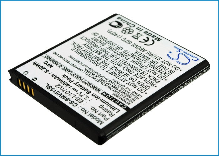 Replacement Battery for Verizon | Samsung Galaxy Nexus – Mobile, SmartPhone – 1400mAh / 3.7V - image 1
