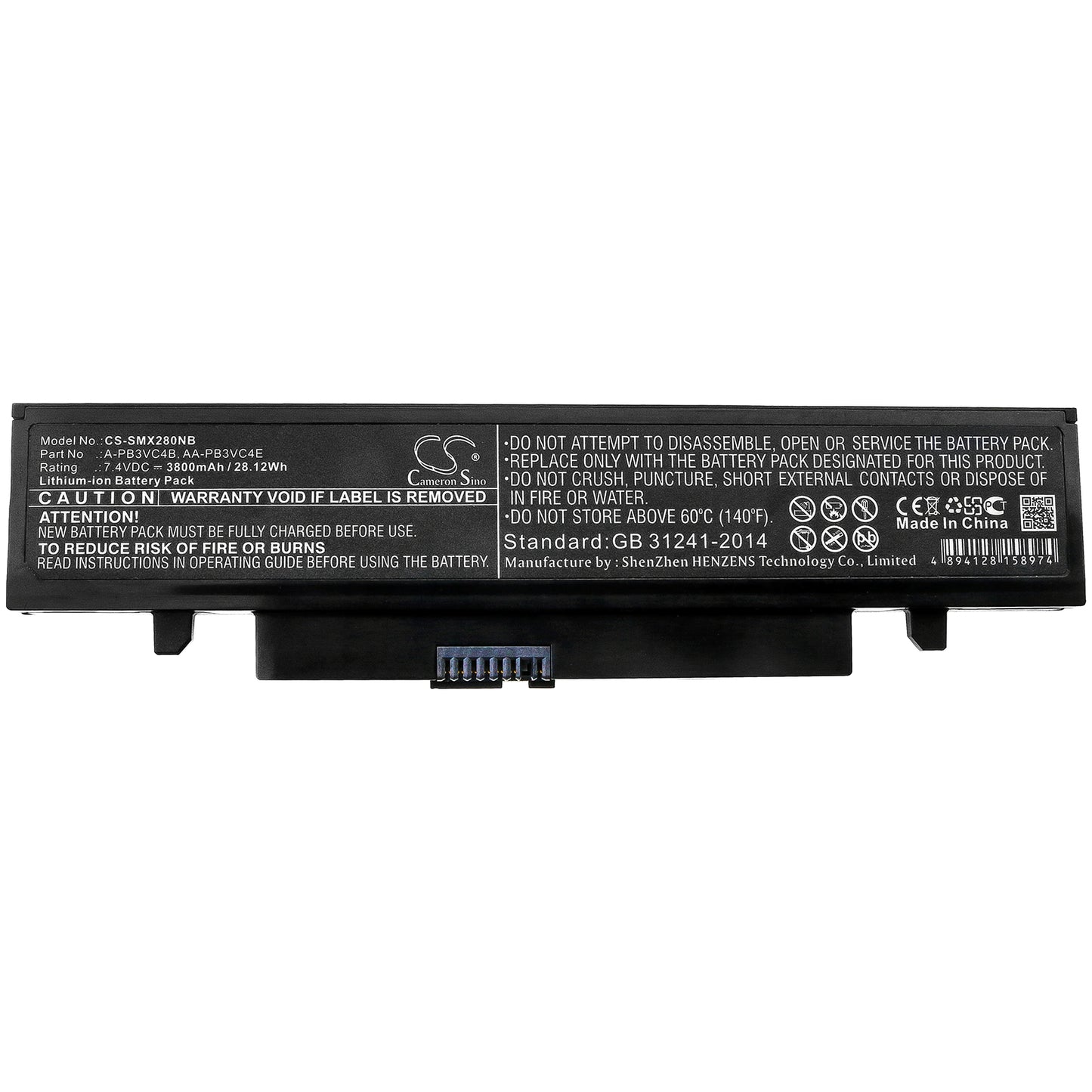 Replacement Battery for Samsung NP-X280 – Notebook, Laptop – 3800mAh / 7.4V - image 3