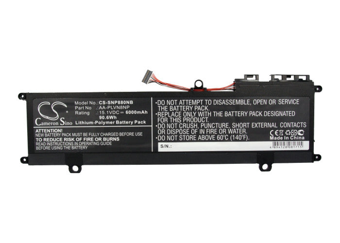 Replacement Battery for Samsung 780Z5E-S01 – Notebook, Laptop – 6000mAh / 90.60Wh / 15.1V