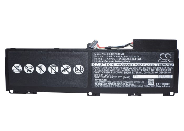 Replacement Battery for Samsung 900X3 – Notebook, Laptop – 5200mAh / 38.48Wh / 7.4V