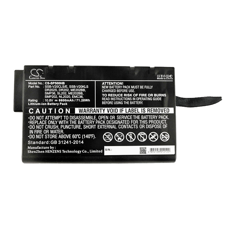 Replacement Battery for NTK submarine – Notebook, Laptop – 6600mAh / 71.28Wh / 10.8V