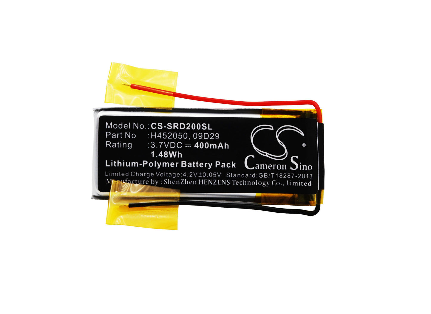Replacement Battery for Cardo Freecom 4+ – Wireless Headset – 400mAh / 1.48Wh / 3.7V