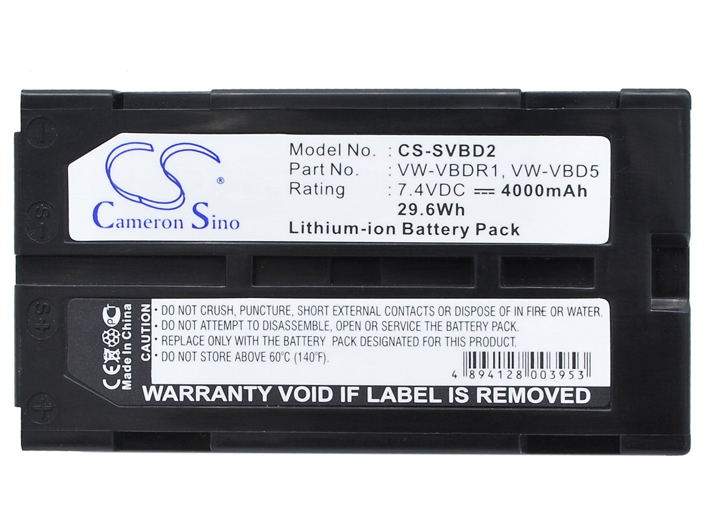 Replacement Battery for HITACHI Visionbook Traveller – Camera – 4000mAh / 29.60Wh / 7.4V