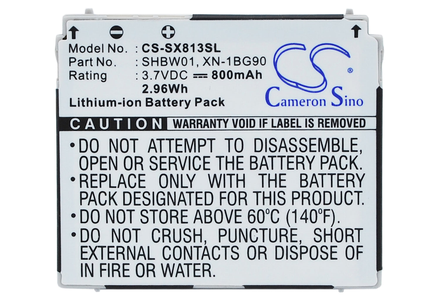 Replacement Battery for Sharp SX813 – Mobile, SmartPhone – 850mAh / 3.7V - image 5