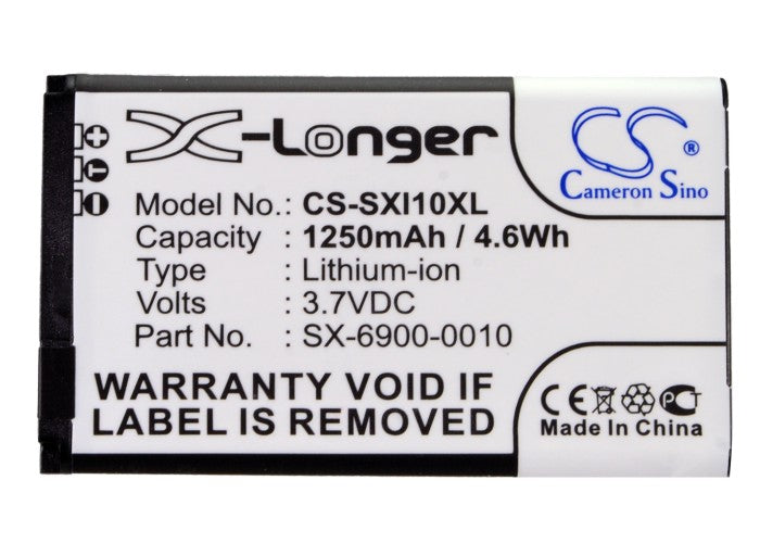 Replacement Battery for Sirius SXi1 – DAB Digital – 1250mAh / 4.63Wh / 3.7V