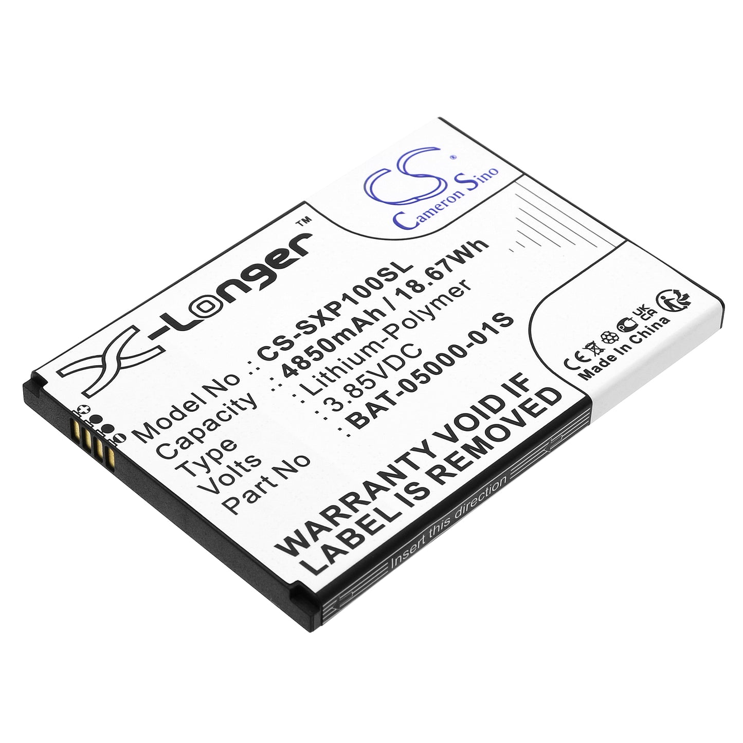 Replacement Battery for Sonim XP10 – Mobile, SmartPhone – 4850mAh / 3.85V - image 1