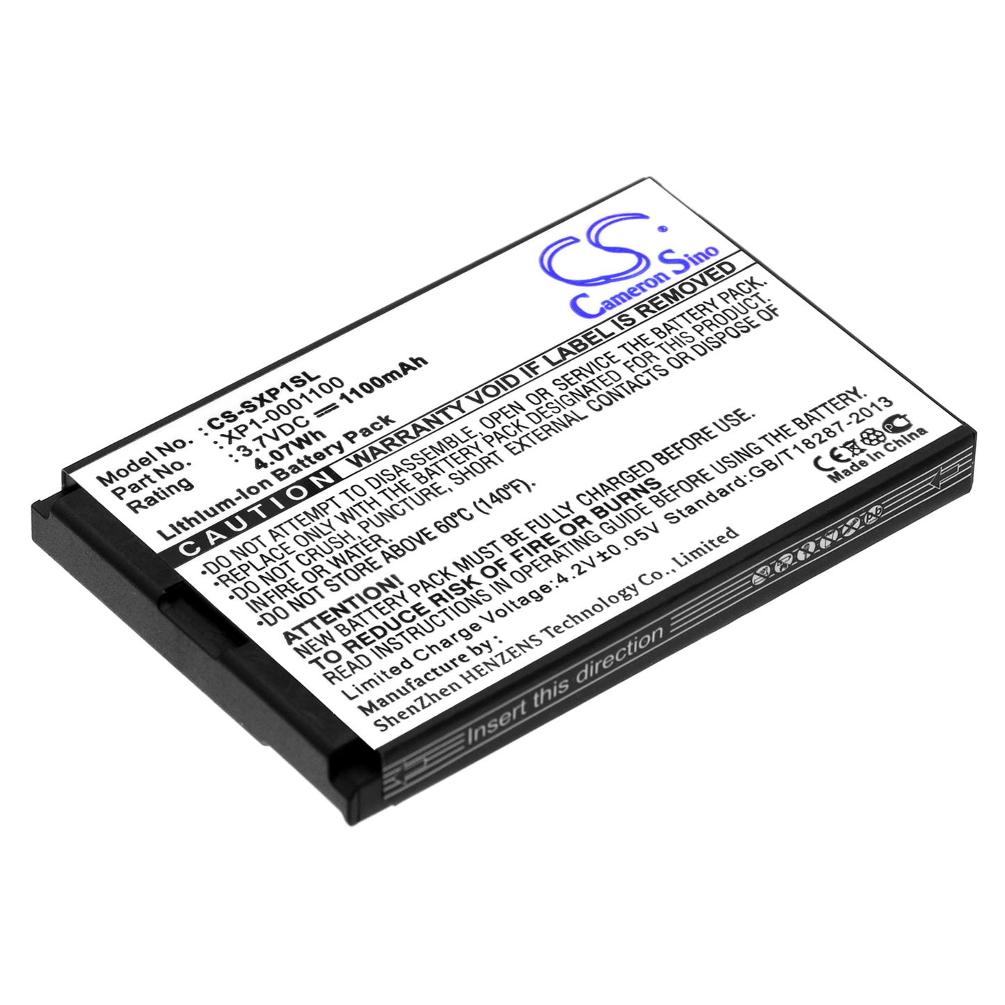 Replacement Battery for JCB | Socketmobile | Sonim Toughphone – Mobile, SmartPhone – 1100mAh / 3.7V - image 1