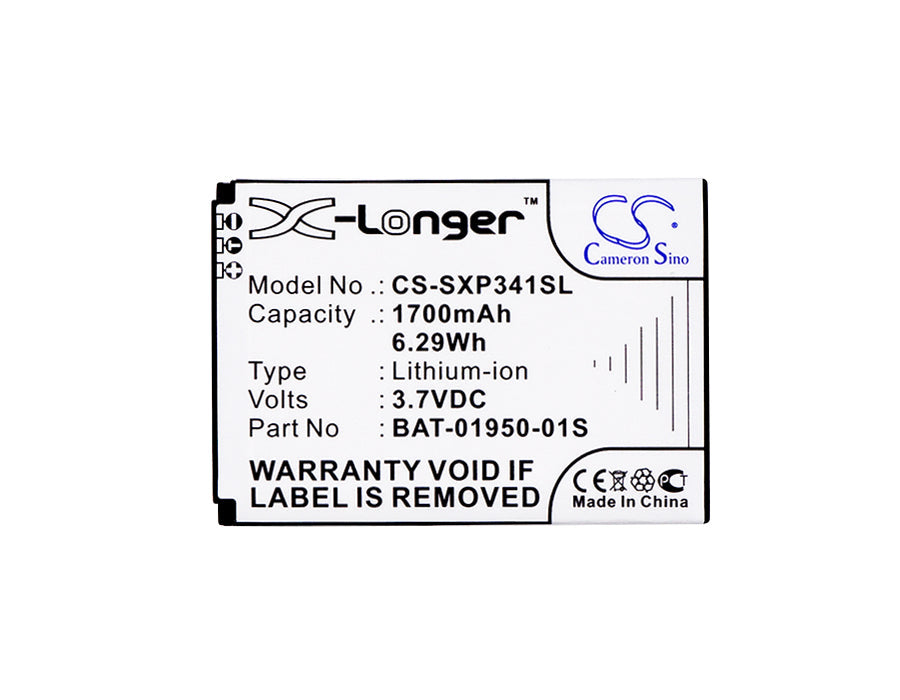 Replacement Battery for Socketmobile Sonim XP Strike – Mobile, SmartPhone – 1700mAh / 6.29Wh / 3.7V