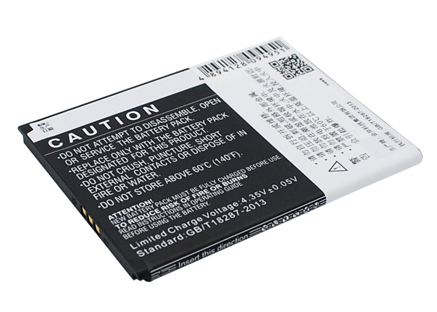 Replacement Battery for TCL J706T – Mobile, SmartPhone – 1800mAh / 6.84Wh / 3.8V