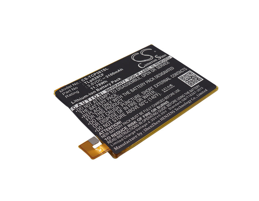 Replacement Battery for TCL P561U – Mobile, SmartPhone – 3100mAh / 3.8V - image 1