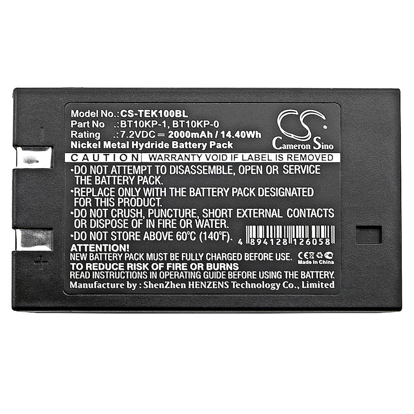 Replacement Battery for Telemotive 10K12SS02P7 – Crane Remote Control – 2000mAh / 7.2V - image 3