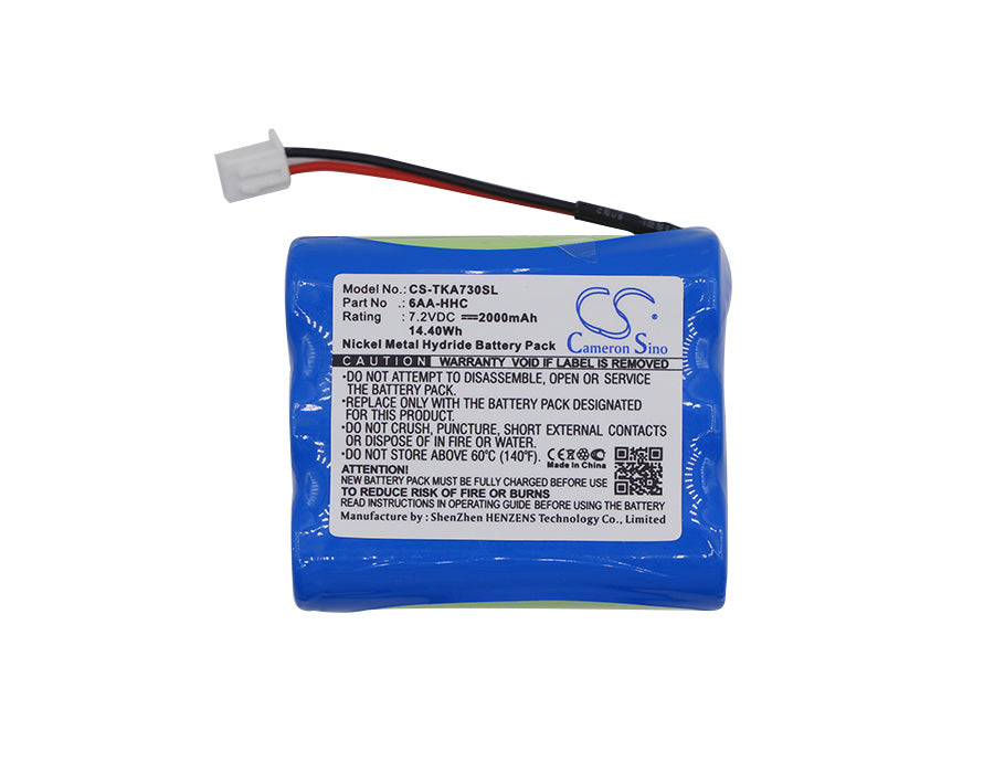 Replacement Battery for TDK Life on Record A73 – Speaker – 2000mAh / 14.40Wh / 7.2V
