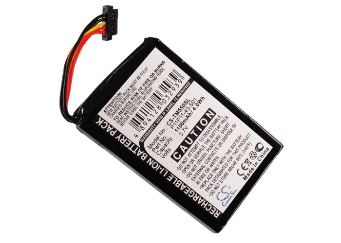 Replacement Battery for TomTom 8CP5.011.11 – GPS, Navigator – 1100mAh / 4.07Wh / 3.7V