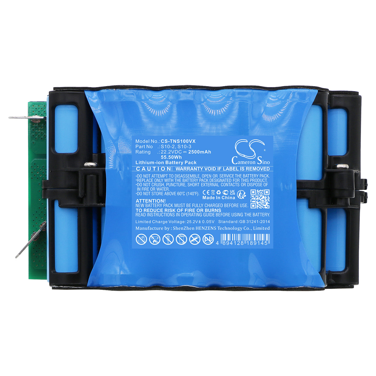 Replacement Battery for Tineco Floor One S10 – Vacuum – 2500mAh / 22.2V