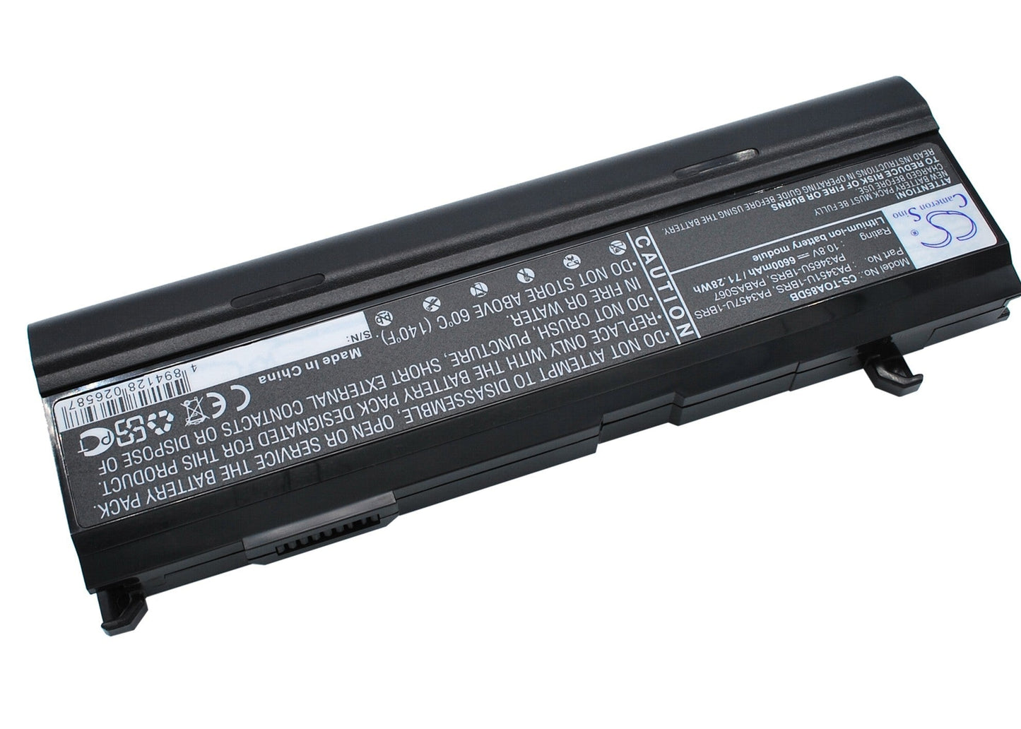 Replacement Battery for Toshiba Satellite M70-208 – Notebook, Laptop – 6600mAh / 10.8V - image 3