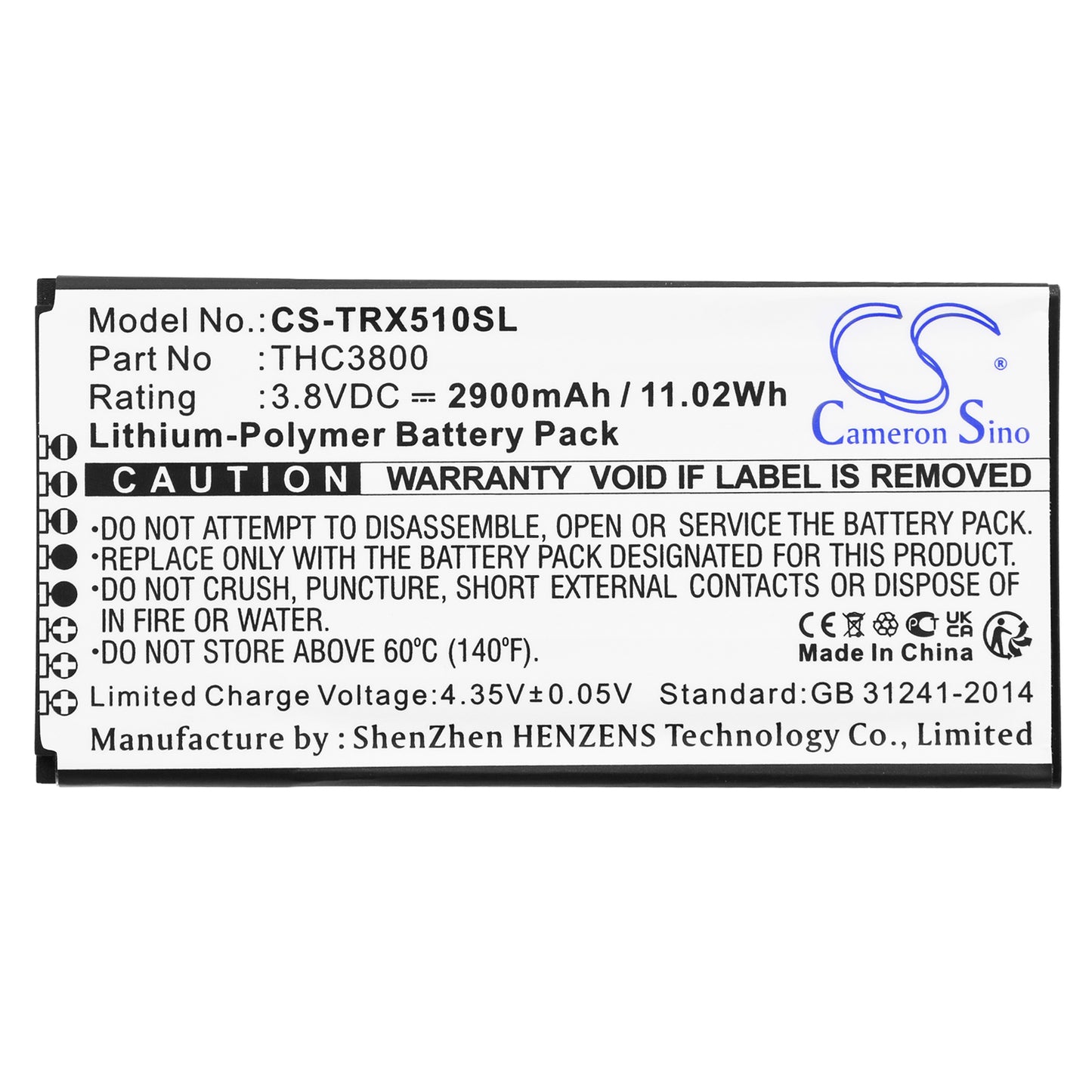 Replacement Battery for Thuraya X5-Touch – Satellite Phone – 2900mAh / 3.8V - image 3