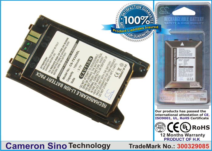 Replacement Battery for Panasonic TX320 – Mobile, SmartPhone – 700mAh / 3.7V - image 1