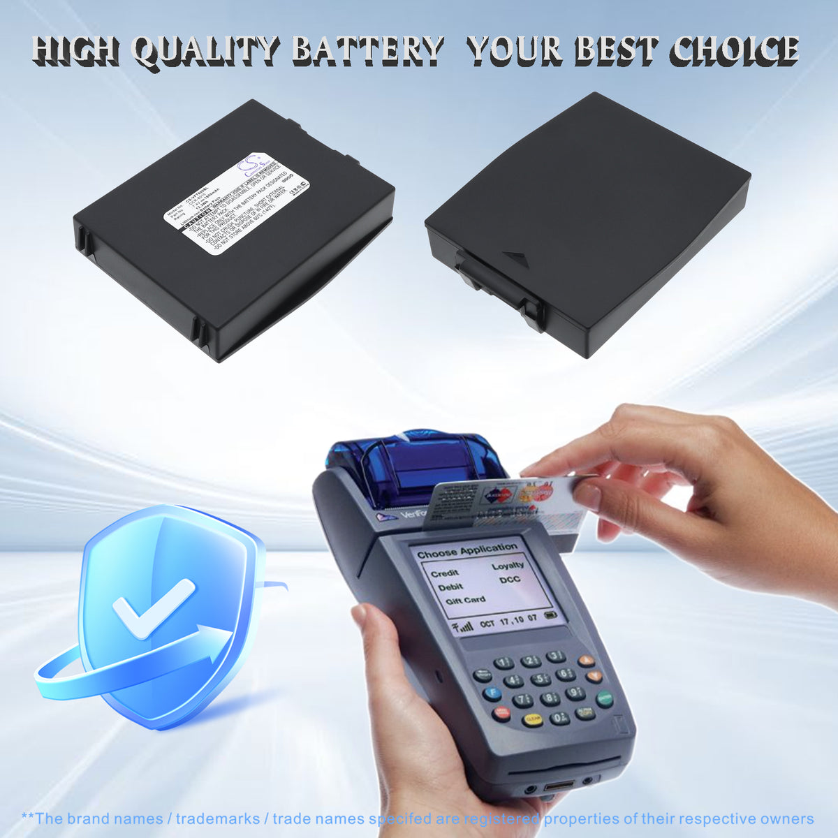 Replacement Battery for VeriFone Nurit 8000 – Payment Terminal – 1800mAh / 7.4V