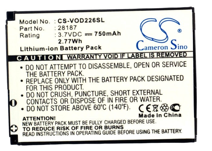 Replacement Battery for Sagem | Vodafone 226 – Mobile, SmartPhone – 750mAh / 3.7V - image 5
