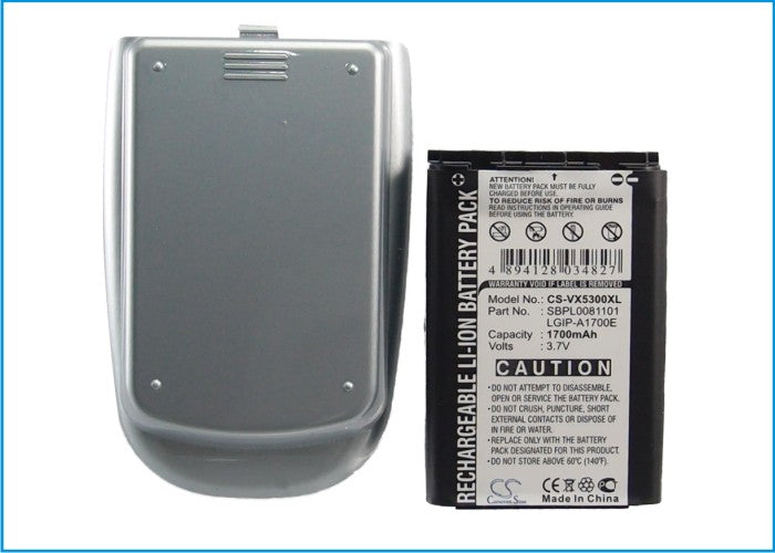 Replacement Battery for LG AX245 – Mobile, SmartPhone – 1700mAh/6.29Wh / 3.7V