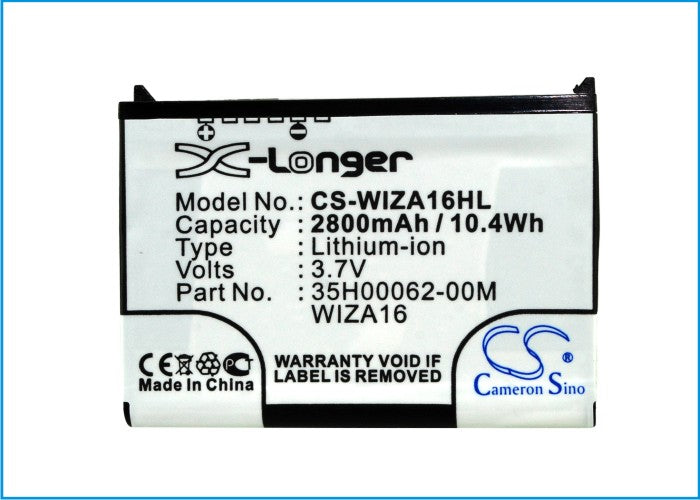 Replacement Battery for T-Mobile MDA IV 4 – Mobile, SmartPhone – 2800mAh / 10.4Wh / 3.7V