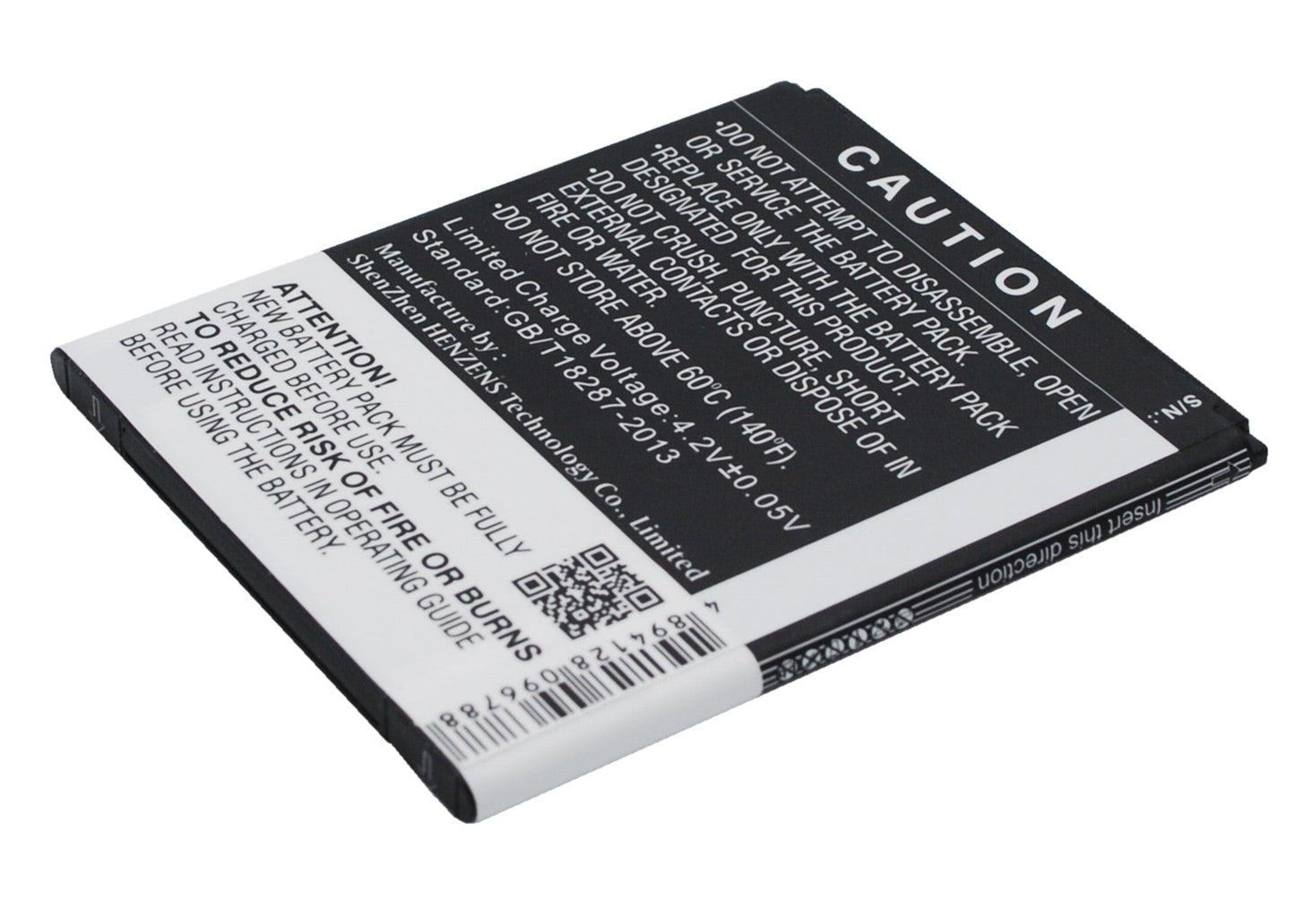 Replacement Battery for Wiko Bloom – Mobile, SmartPhone – 2000mAh / 7.40Wh / 3.7V