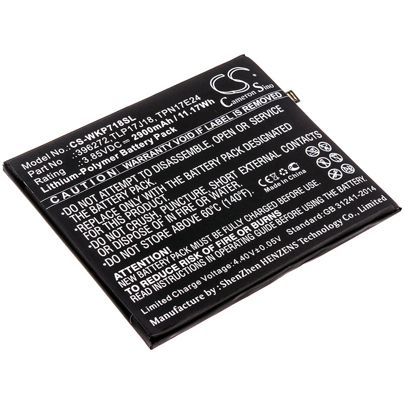 Replacement Battery for BQ | Wiko Strike Selfie Max – Mobile, SmartPhone – 2900mAh / 3.85V - image 1
