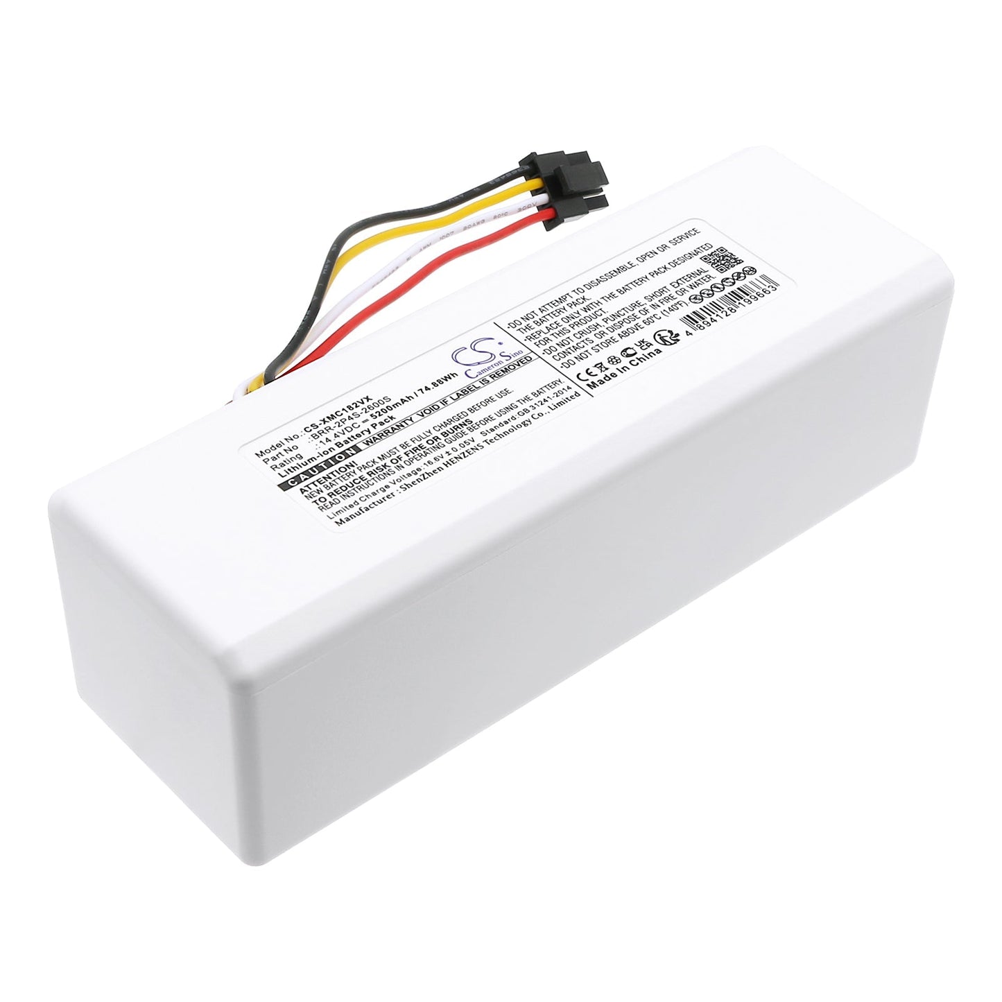 Replacement Battery for Dreame | Roborock | Xiaomi MC1808 – Vacuum – 5200mAh / 14.4V - image 1