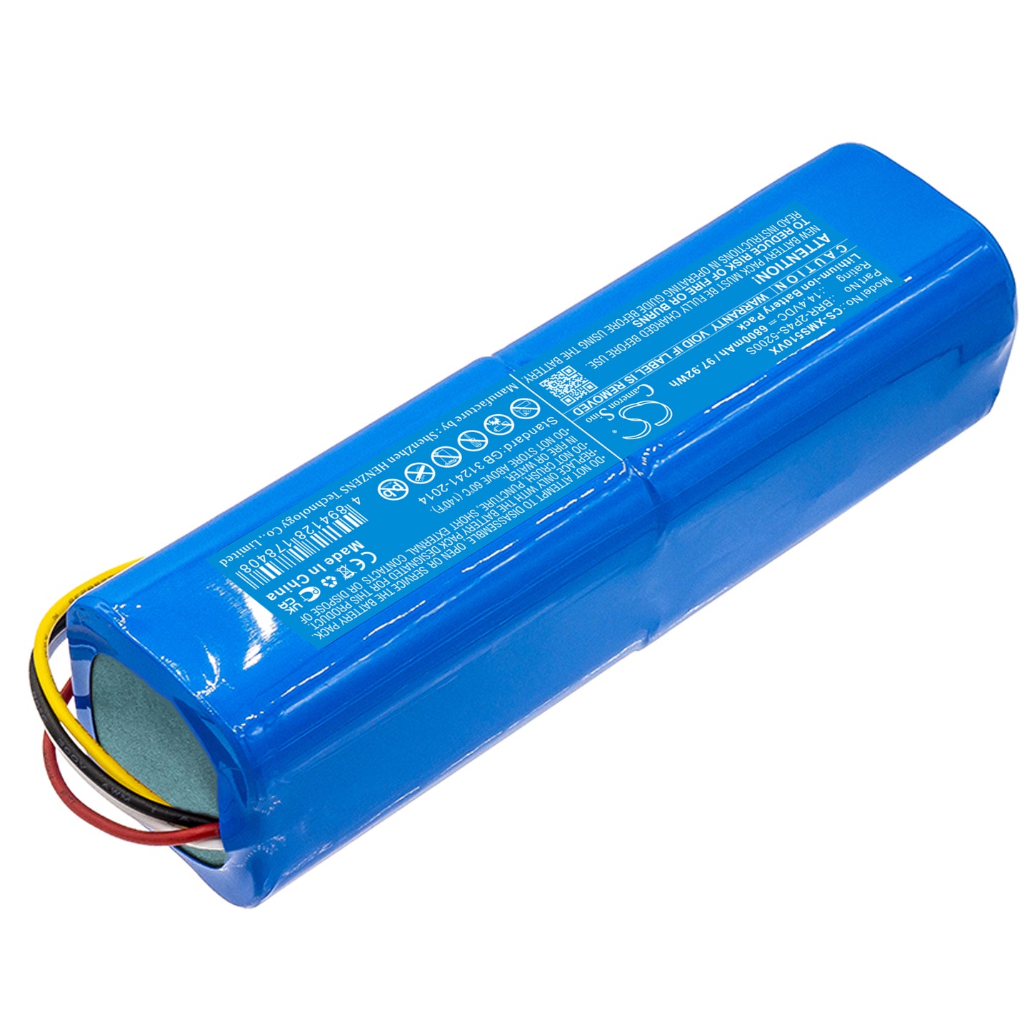 Replacement Battery for Dreame D10, D10 Plus, D10s, – 6800mAh / 97.92Wh