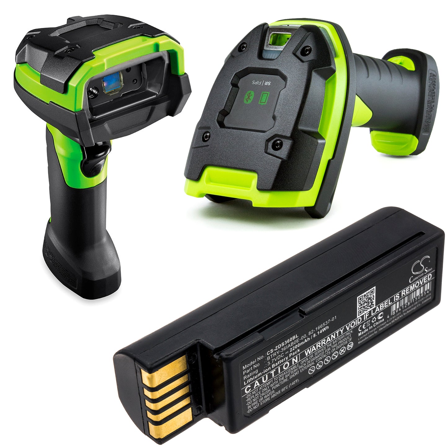 Replacement Battery for Zebra DS3600 – Barcode Scanner – 2200mAh / 3.7V - image 4