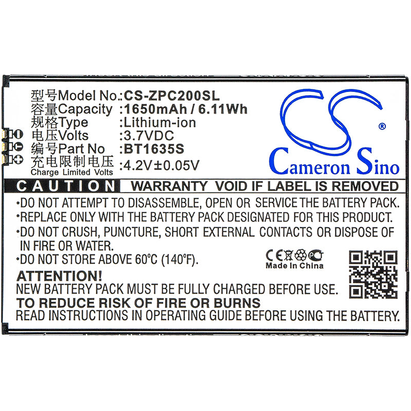 Replacement Battery for ZOPO C2 – Mobile, SmartPhone – 1650mAh / 3.7V - image 3