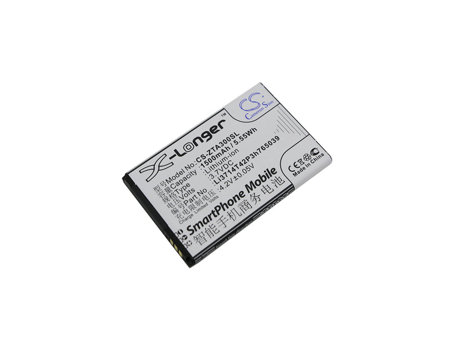 Replacement Battery for ZTE Blade A3 – Mobile, SmartPhone – 1500mAh / 3.7V - image 1