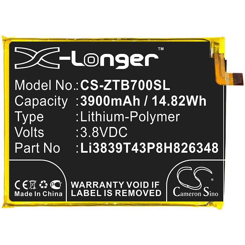 Replacement Battery for ZTE Blade A7s – Mobile, SmartPhone – 3900mAh / 3.8V - image 3