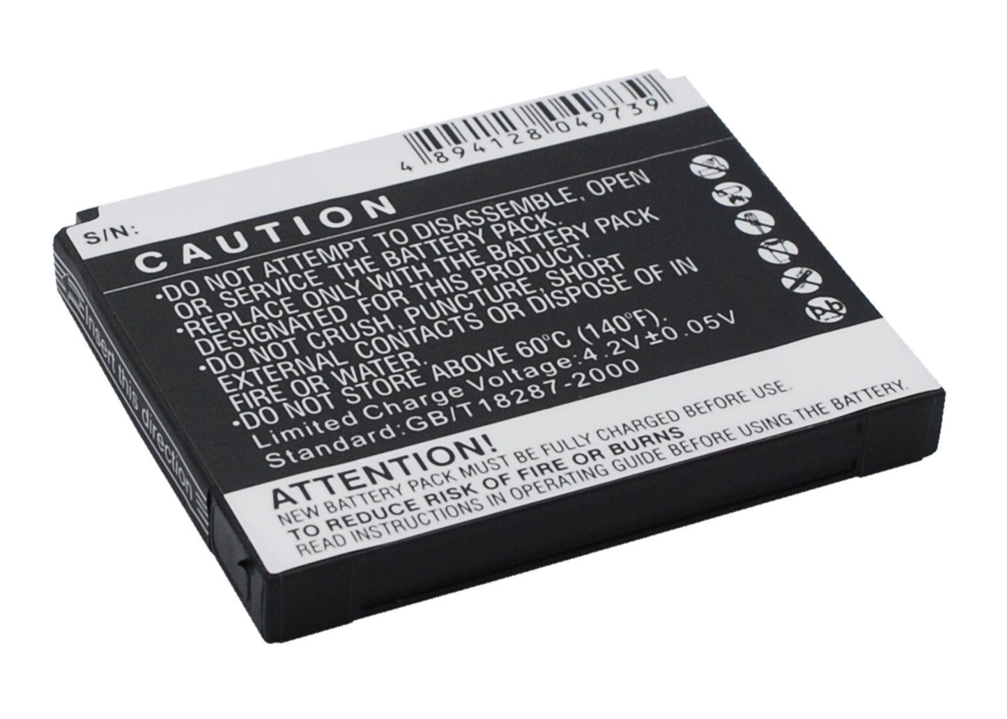 Replacement Battery for Sprint Fury – Mobile, SmartPhone – 1500mAh / 5.55Wh / 3.7V