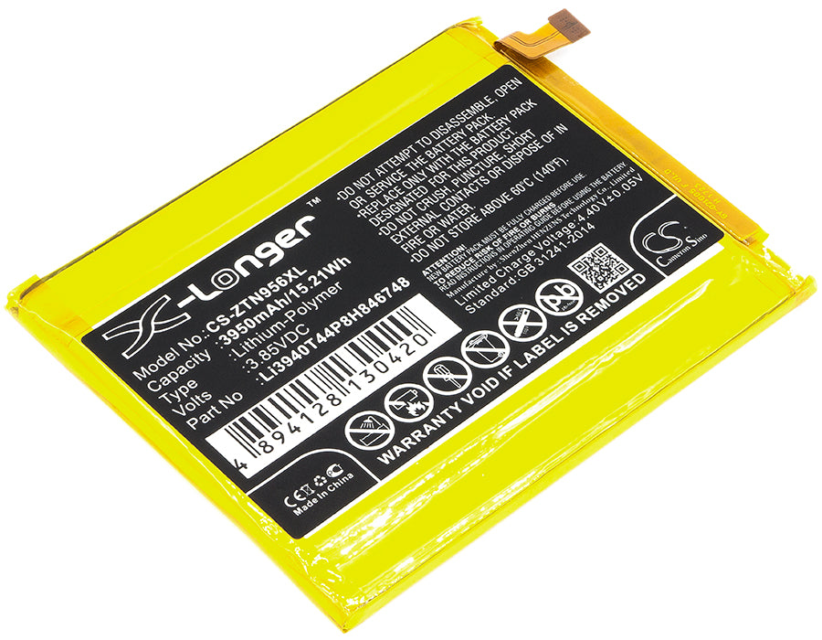 Replacement Battery for ZTE MAX XL – Mobile, SmartPhone – 3950mAh / 3.85V - image 1