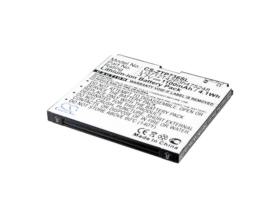 Replacement Battery for T-Mobile | ZTE | Orange Vivacity – Mobile, SmartPhone – 1100mAh / 3.7V - image 1