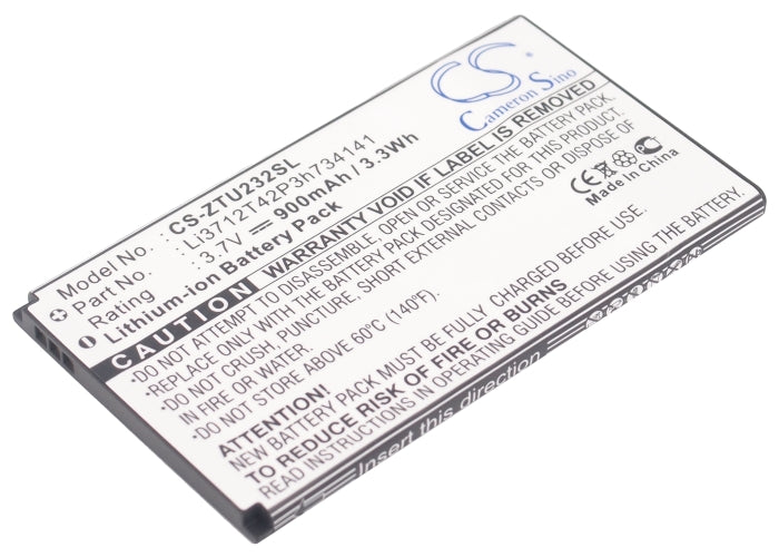 Replacement Battery for ZTE N960 – Mobile, SmartPhone – 900mAh / 3.7V - image 1