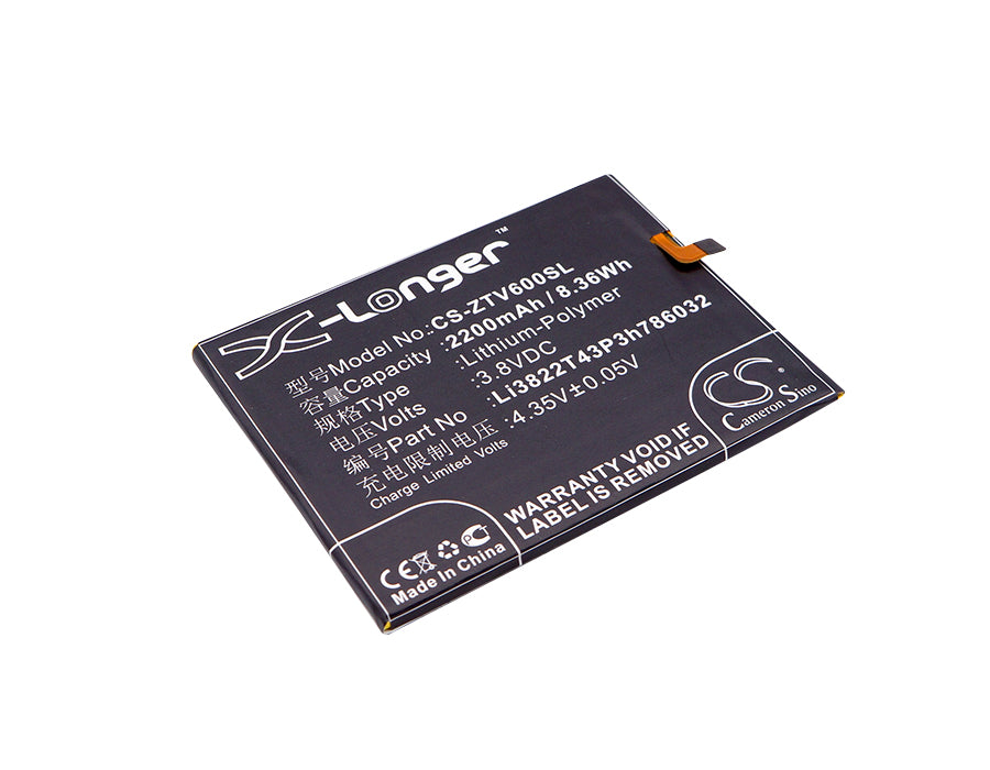 Replacement Battery for ZTE | Orbic | Mobistel Blade D6 – Mobile, SmartPhone – 2200mAh / 3.8V - image 1