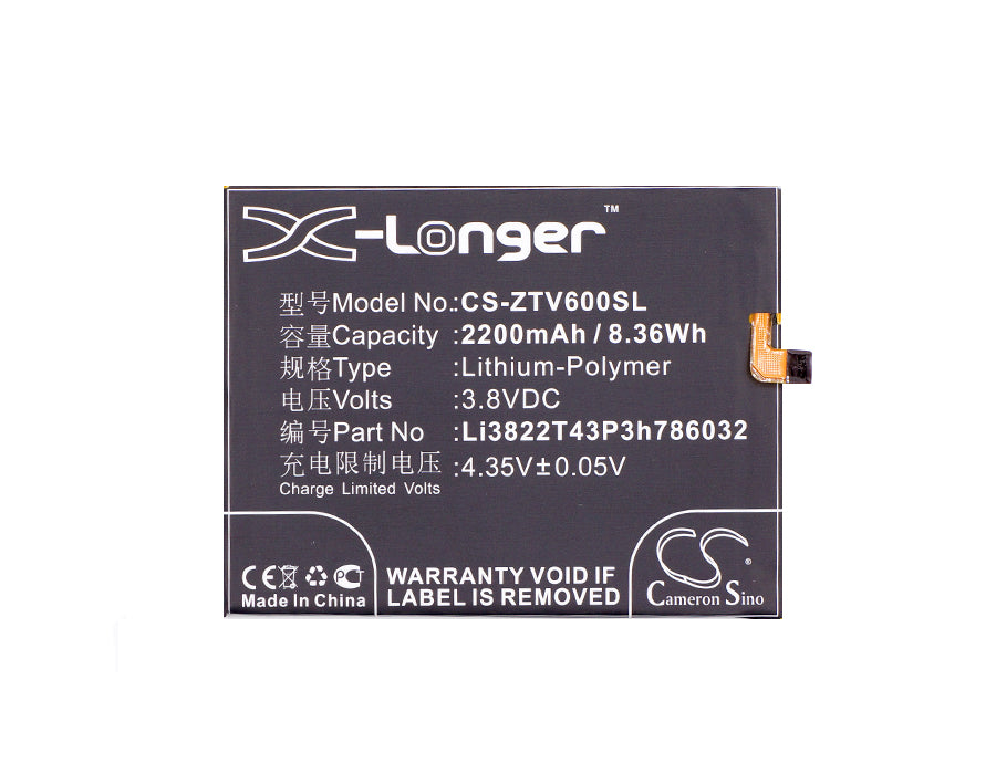 Replacement Battery for Orbic RC501 – Mobile, SmartPhone – 2200mAh / 8.36Wh / 3.8V