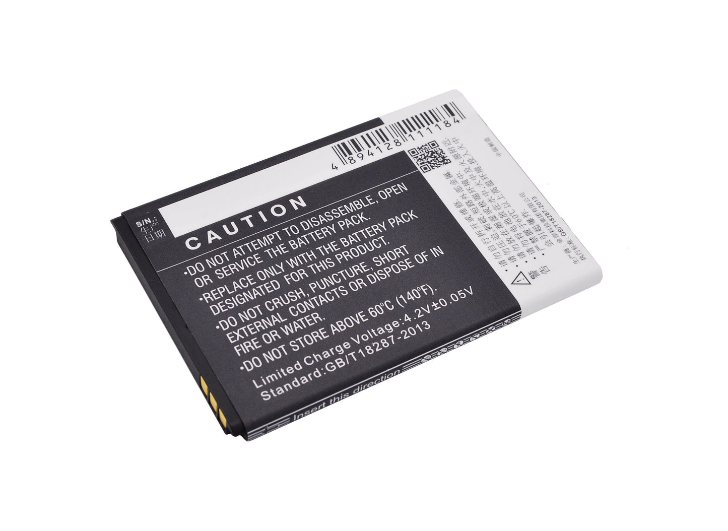 Replacement Battery for Amazing | ZTE A4C – Mobile, SmartPhone – 1200mAh / 3.7V - image 4