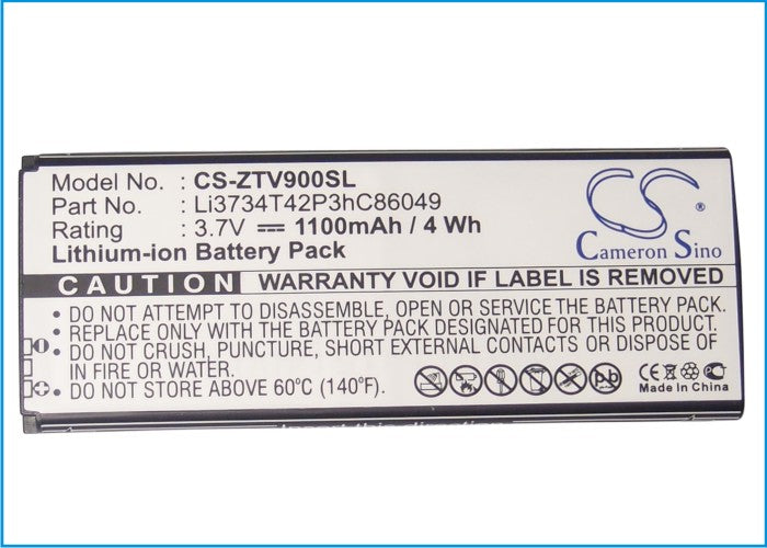 Replacement Battery for Medion Life P4310 – Mobile, SmartPhone – 1100mAh / 4.07Wh / 3.7V