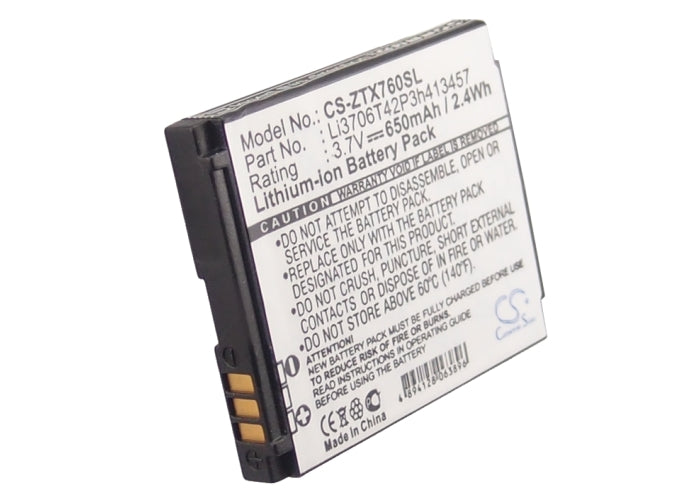 Replacement Battery for Orange | ZTE | Vodafone | T-Mobile Vegas – Mobile, SmartPhone – 650mAh / 3.7V - image 5