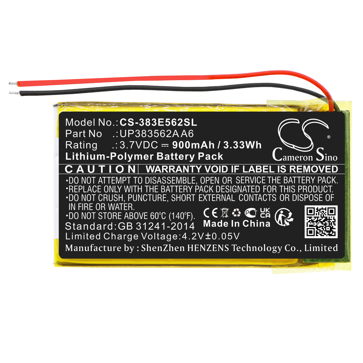 Replacement Battery for Palm Tungsten E – PDA, Pocket PC – 900mAh / 3.7V
