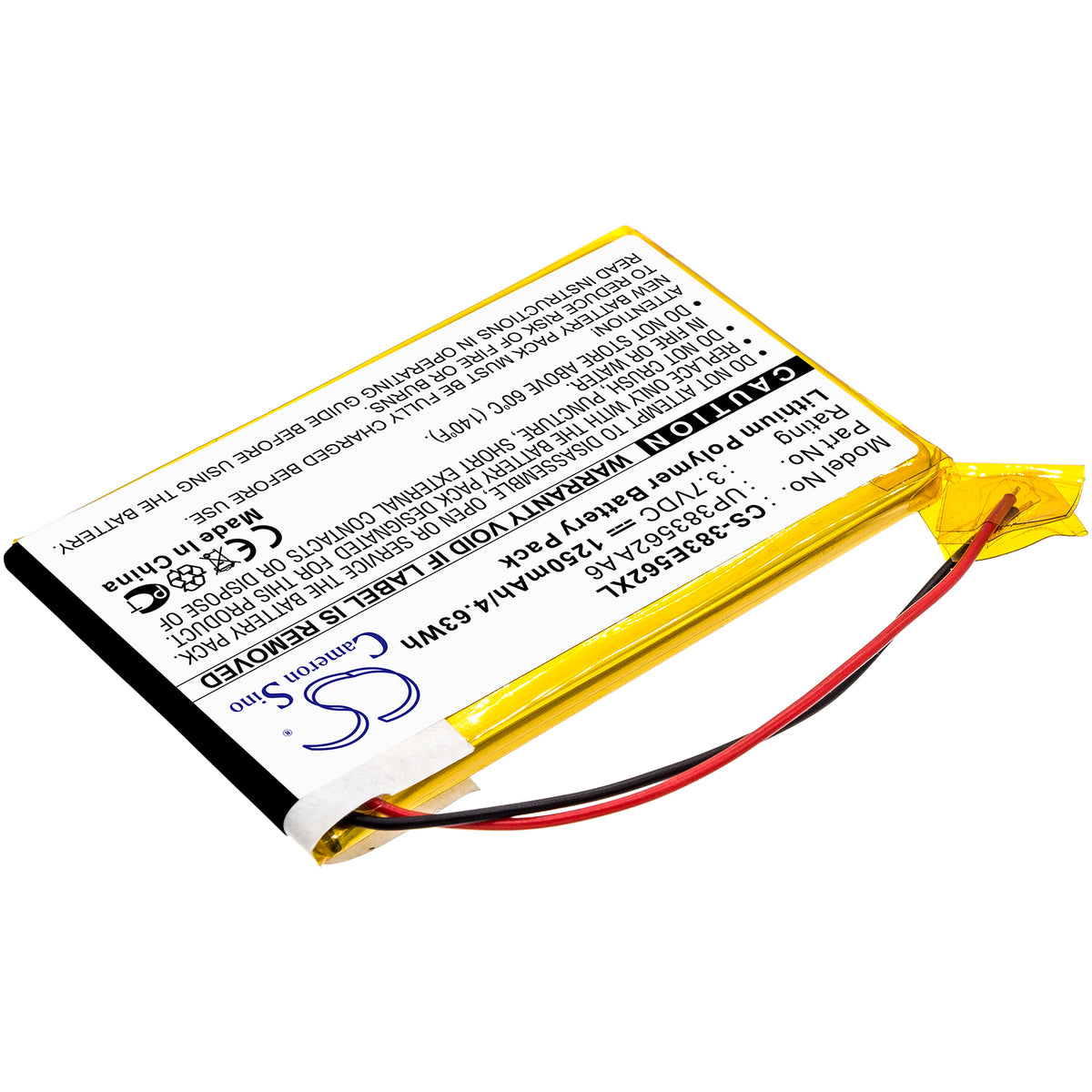 Replacement Battery for Palm Tungsten E – PDA, Pocket PC – 1250mAh / 3.7V