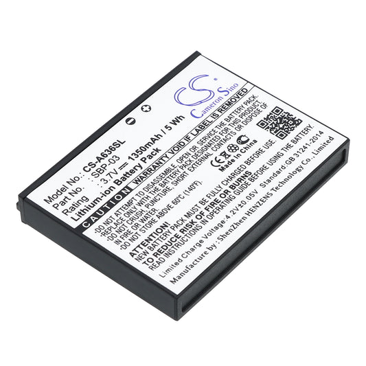 Replacement Battery for Asus Mypal A630 – GPS, Navigator – 1350mAh / 3.7V