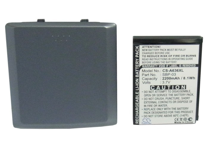 Replacement Battery for Asus Mypal A630 – GPS, Navigator – 2200mAh / 3.7V - image 5