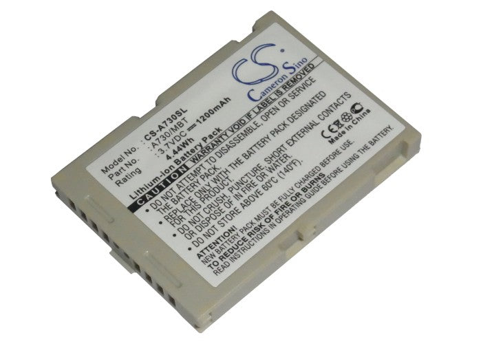 Replacement Battery for Asus Mypal A730 – PDA, Pocket PC – 1200mAh / 3.7V